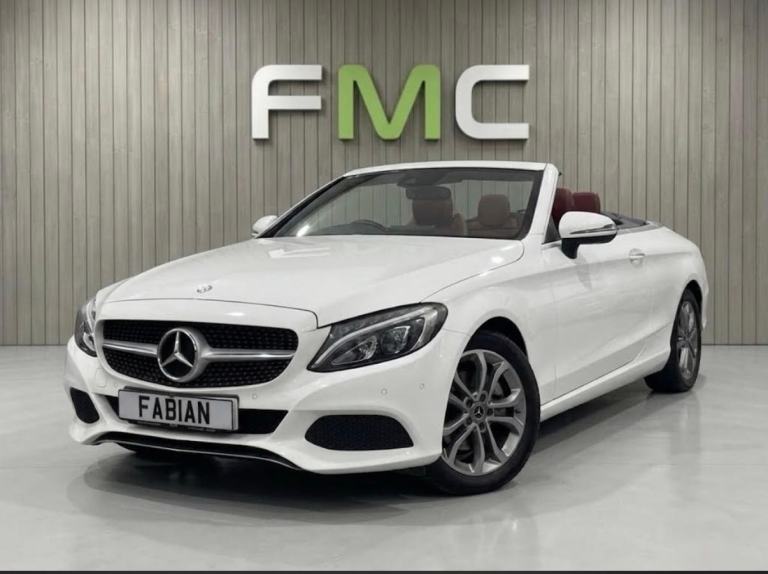 2018 Mercedes-Benz C Class 2.0 C200 Sport Cabriolet **Red Roof - Red Leather**