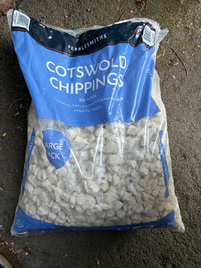 Large Bag Cotswold Chippings - Unopened, Perfect for Garden