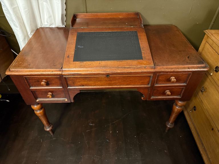 Antique sloped desk