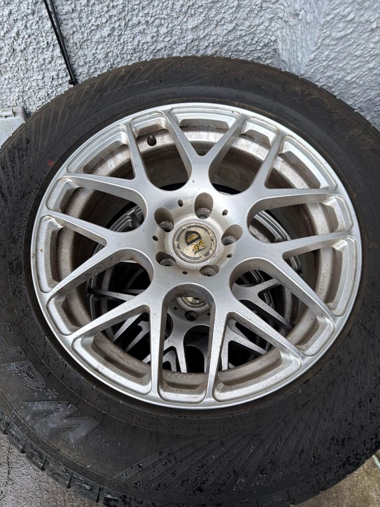 3 alloy wheels. Free
