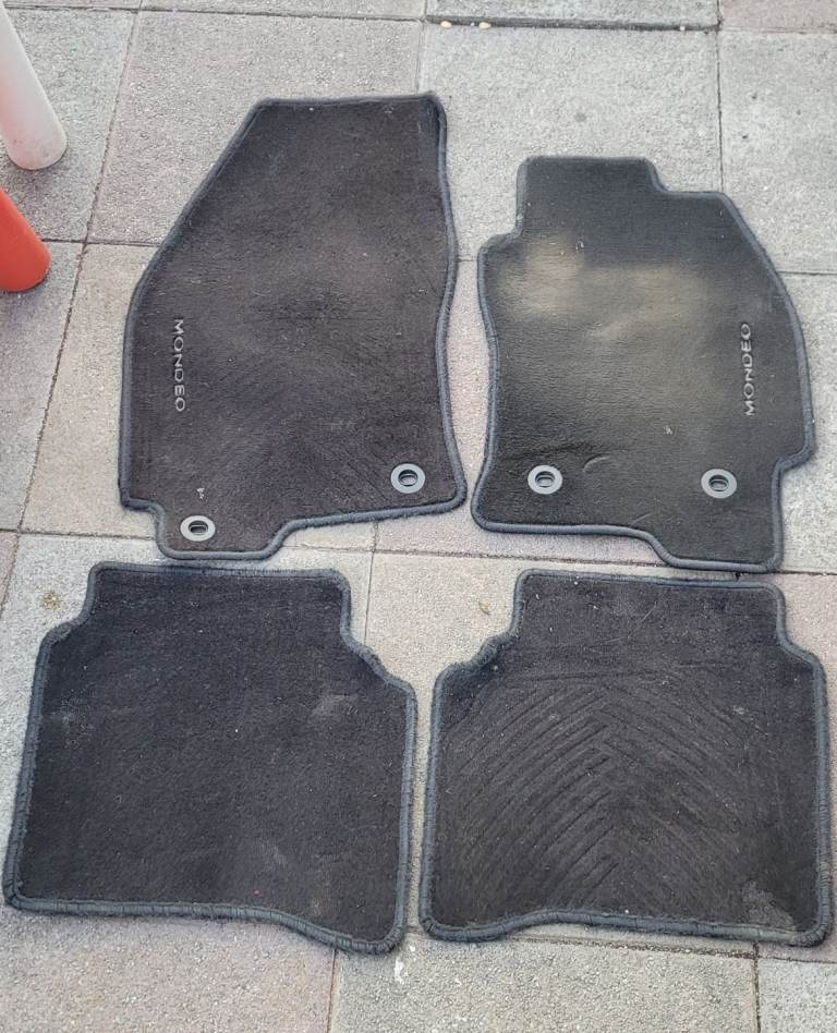 * Ford Mondeo Original Quality Genuine Logo 4 Match Set Interior In Car Mats Front + Rear