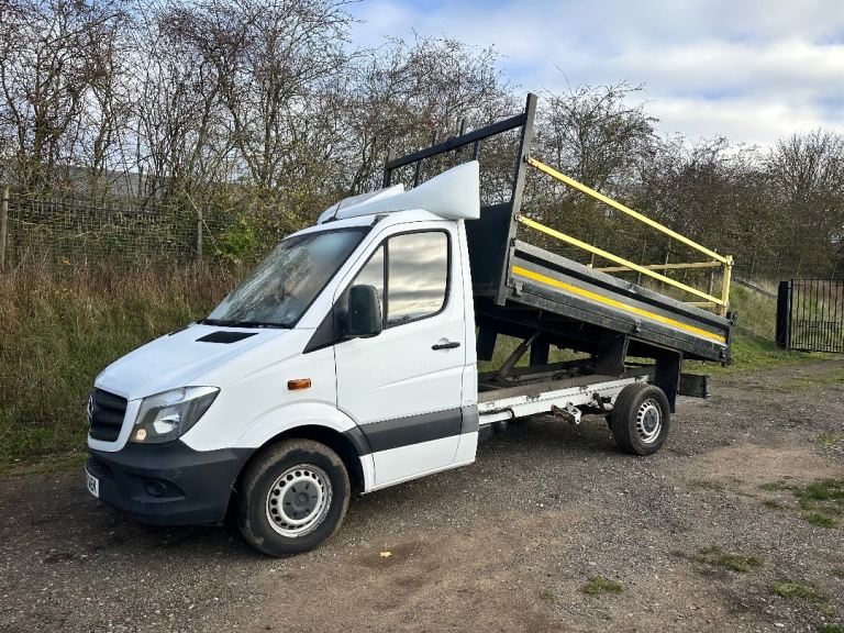 MERCEDES SPRINTER 314 CDI MWB DIESEL 2018 68-REG TIPPER TRUCK ***EURO 6*** DRIVES EXCELLENT