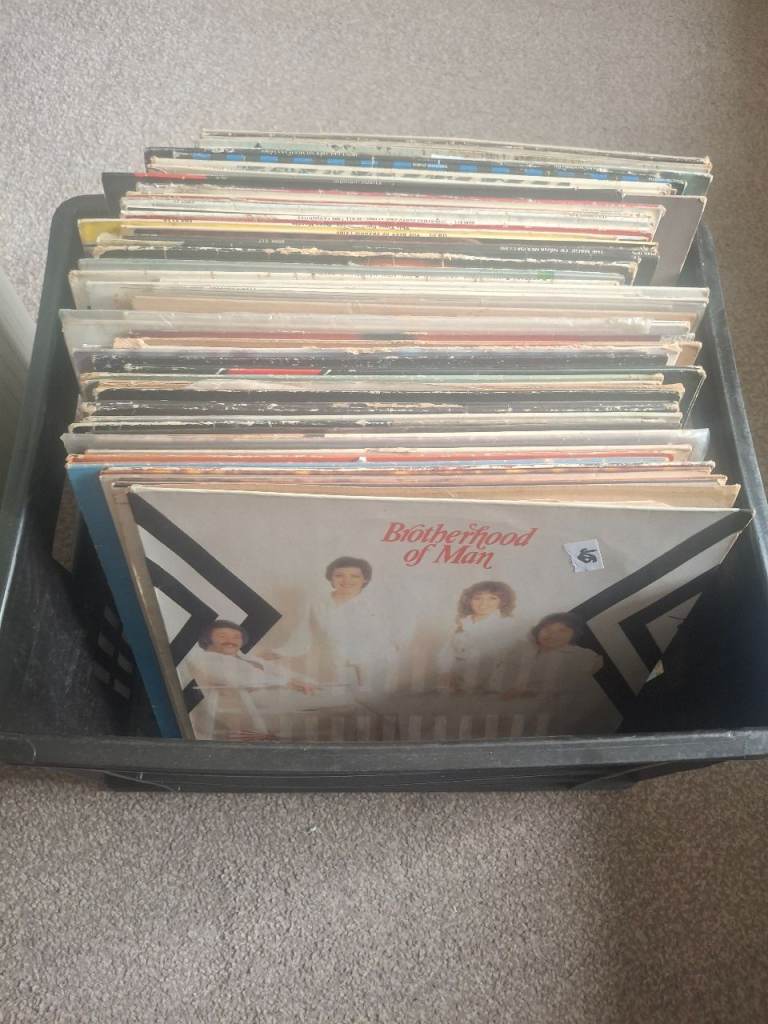 Large Collection of Vinyl Records over 70