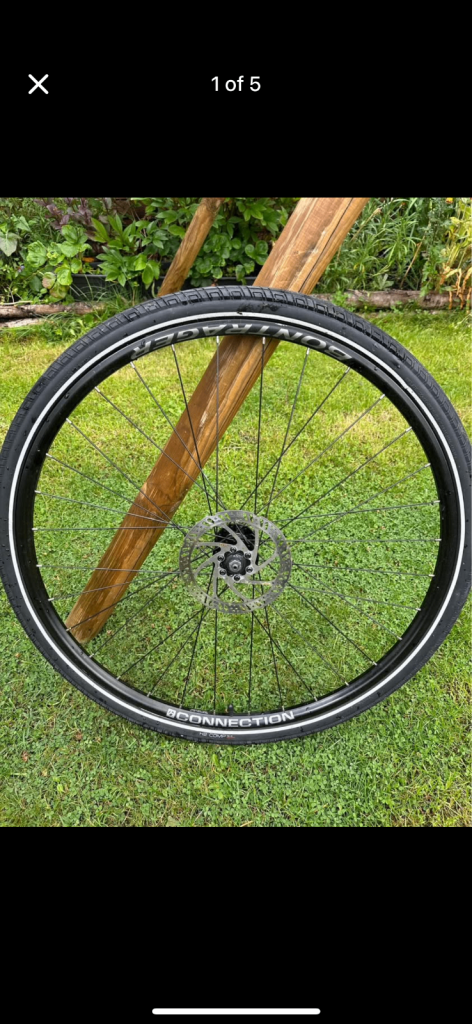 Bontrager bike wheeland disc brake