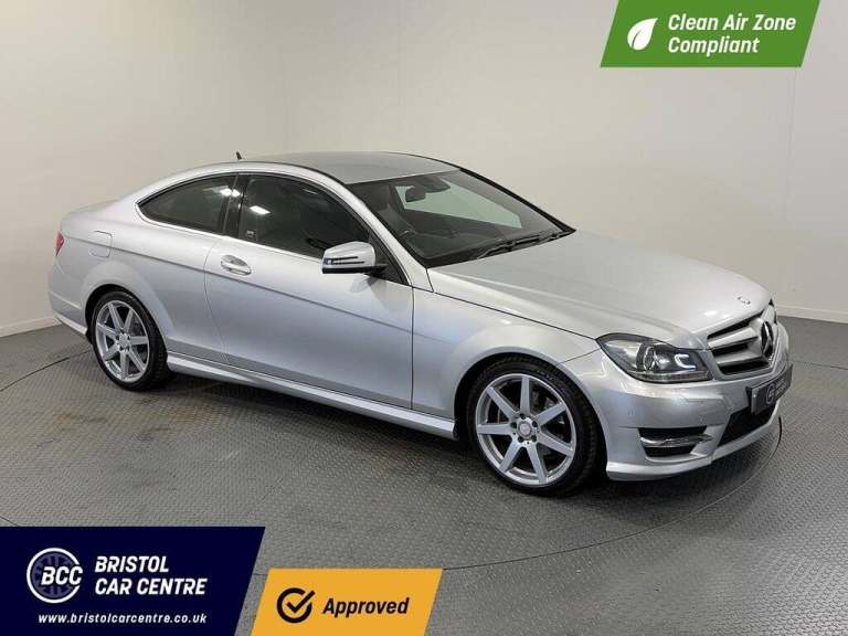 2013 Mercedes-Benz C Class 1.6 C180 BlueEfficiency AMG Sport Coupe 2dr Petrol G-Tronic+ Euro 5 (s...