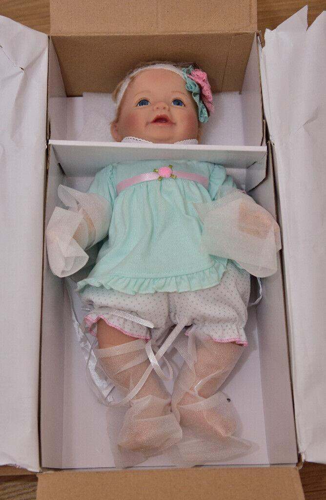 handcrafted limited edition collectible baby doll ('Emerie'), made by The Ashton-Drake Galleries