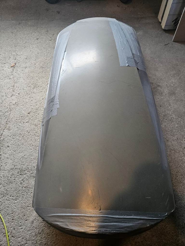 Thule Ocean 200 Roof Box (450L) - Fully Usable / Working Lock & Key (Fast-Fit Clamps)