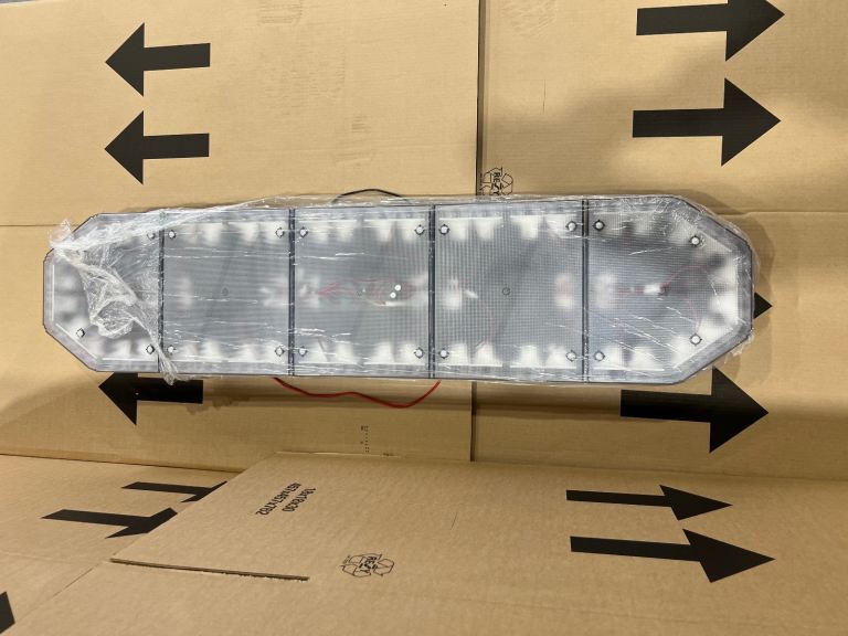 LED Amber Flashing Beacon Light Bar 120cm Recovery Warning Strobe 12/ 