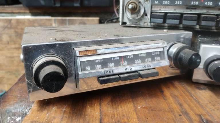 Vintage car radios classic car 