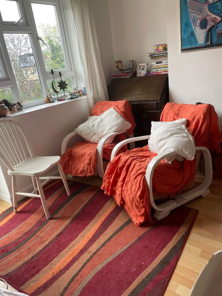 Two vintage armchairs from 1940s/50s