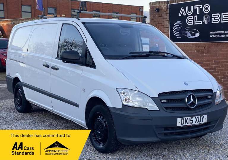 2015 Mercedes-Benz Vito 2.1 113 CDi BlueEFFICIENCY Panel Van 5dr Diesel Manual L3 (182 g/km, 136 ...