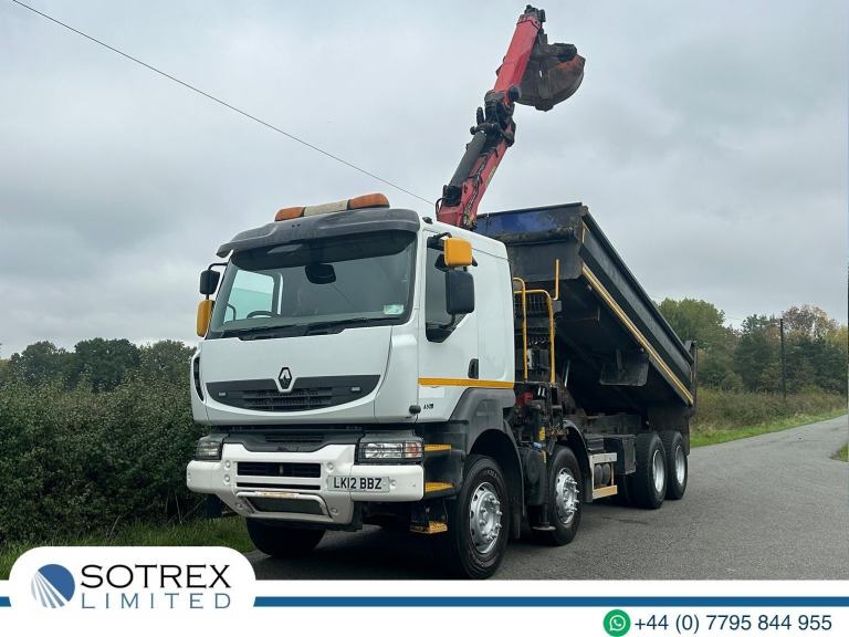 Renault KERAX (34) 430 8 X 4 Tipper Grab