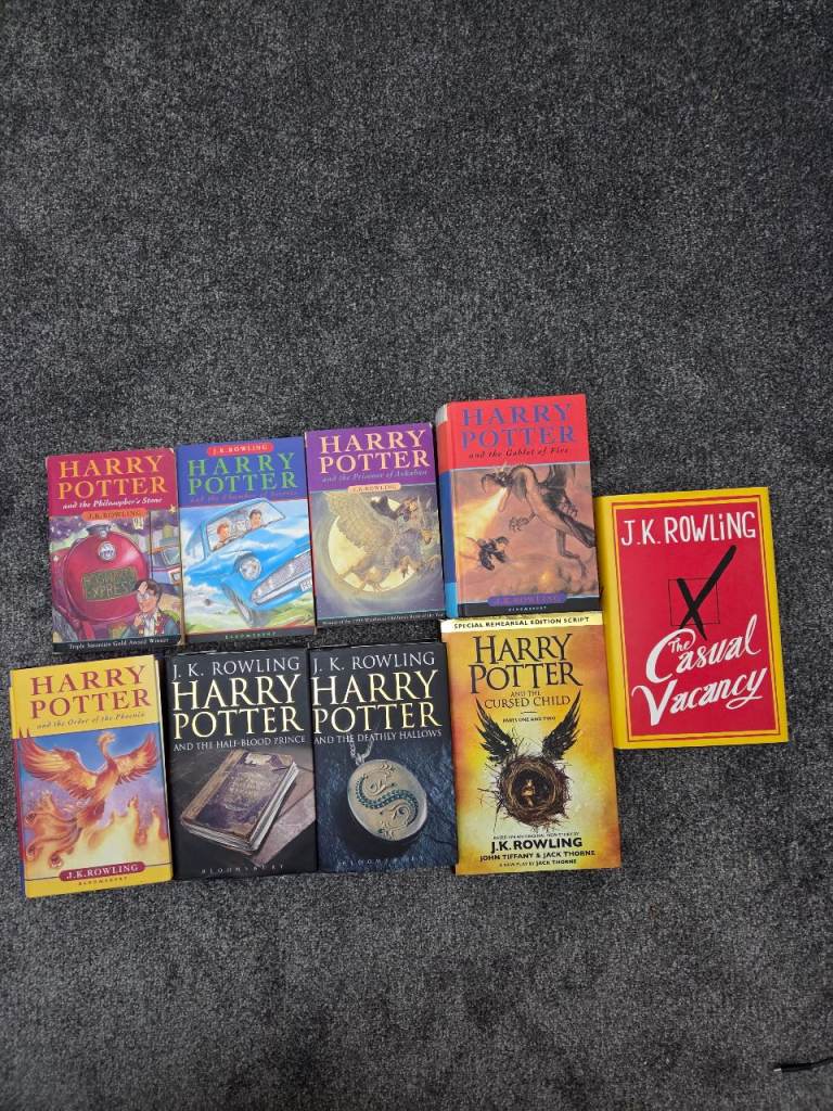 Harry Potter Book Bundle - Mixed Hardback & Paperback - Very Good/ New Condition