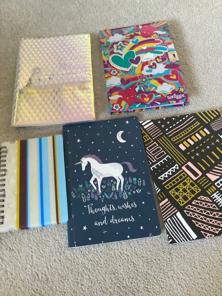 Notebooks, notepads, pads, colouring book 
