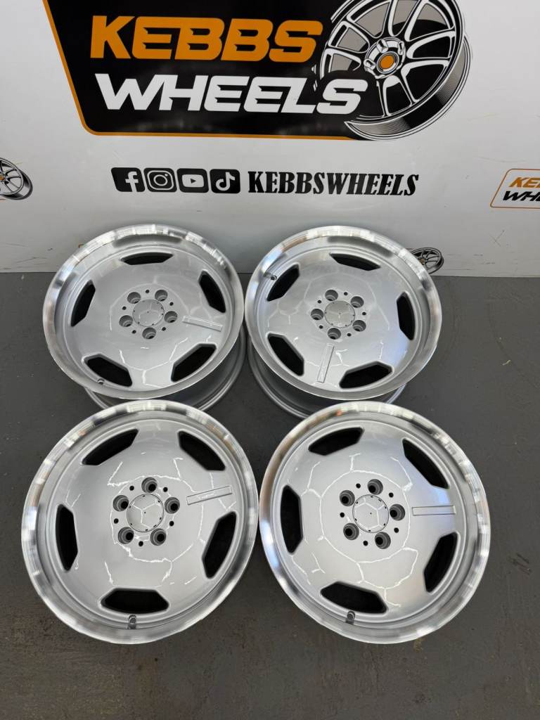 17" MERCEDES MONOBLOCK AM AERO DEEP DISH ALLOY WHEELS A C E S CLASS CLA AUDI VW