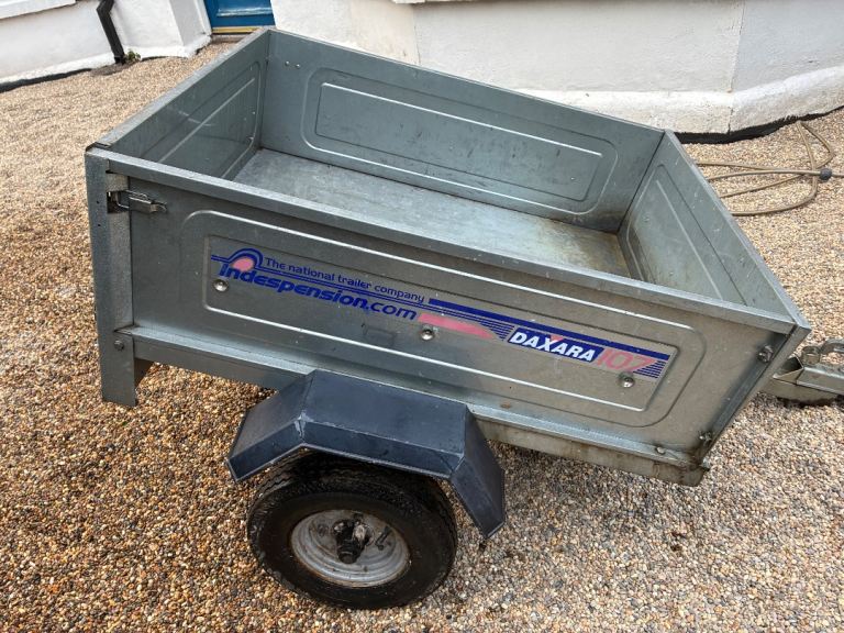 Indespension Daxara 107 Small Galvanised Camping Utility Trailer