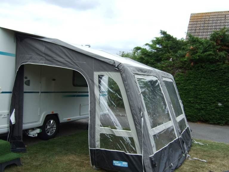 Kampa Dometic Caravan Air Awning - Grey, Good Condition