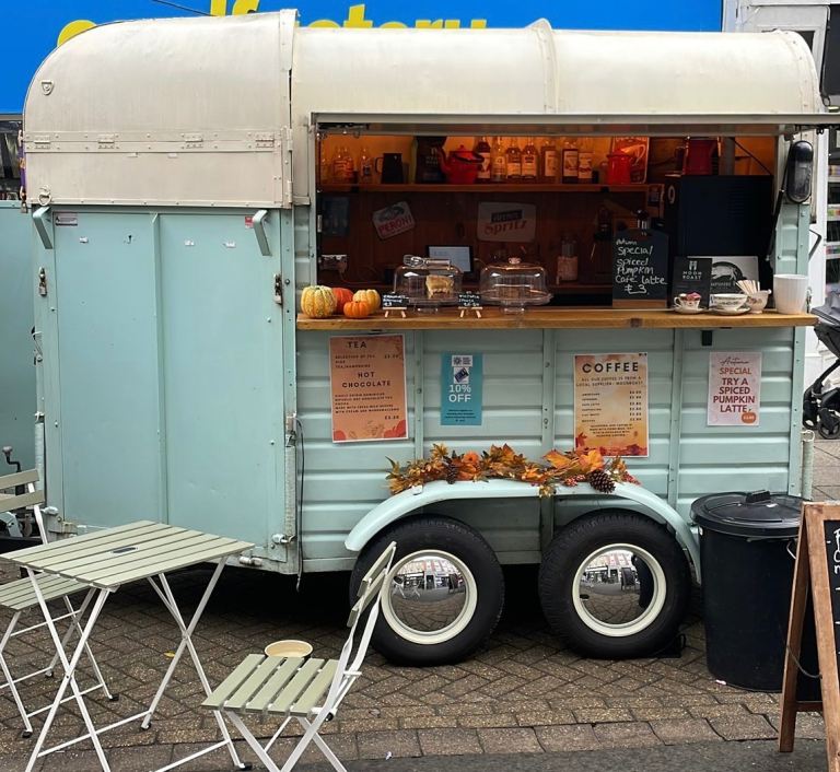 Horsebox coffee trailer 