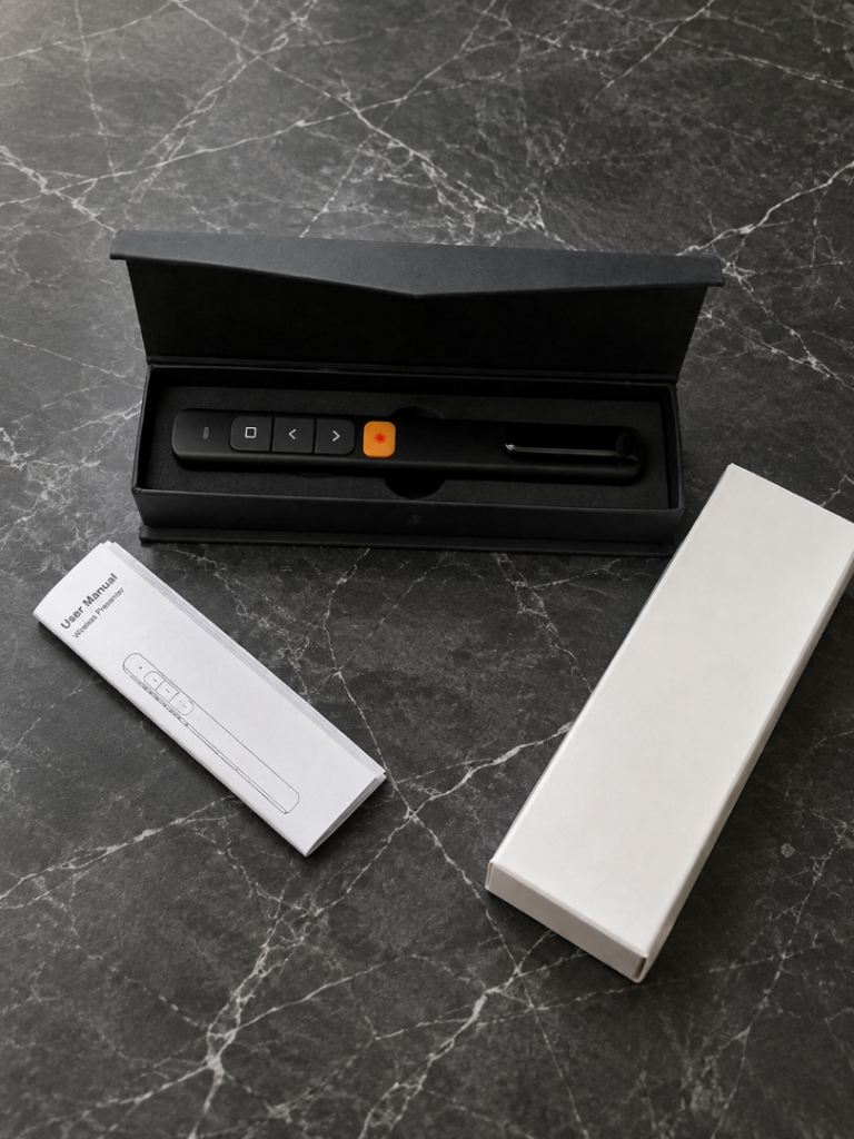 Wireless Presentation Remote Control with Laser Pointer
