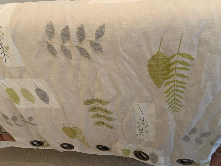 Curtains Lenin and grey 60” x 90” 