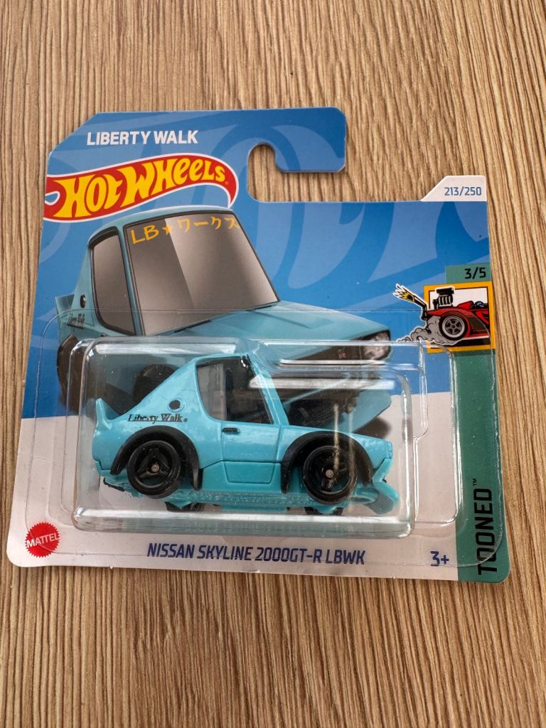 hot wheels tooned cars rare toy car van nissan skyline 