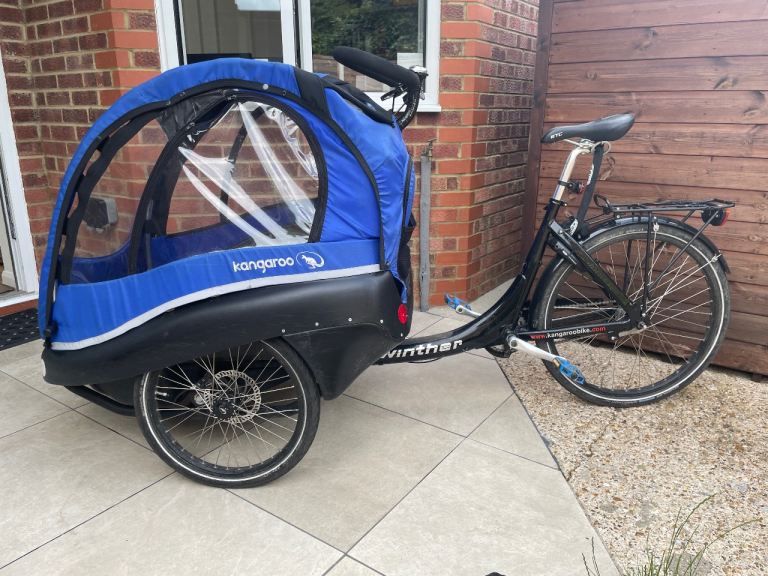 Winther Kangaroo Luxe Blie cargo bike