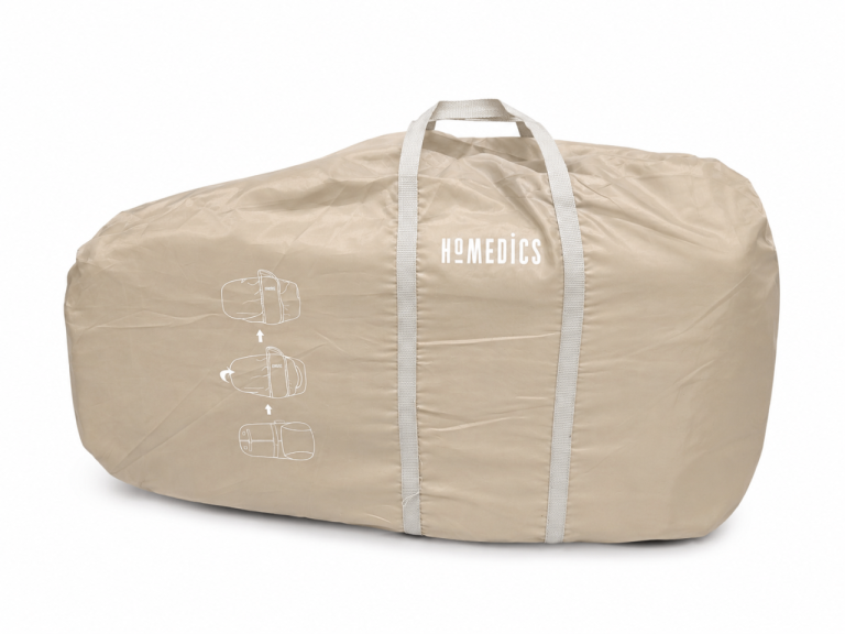 Homedics Portable Seat Back Massager – Beige Fabric