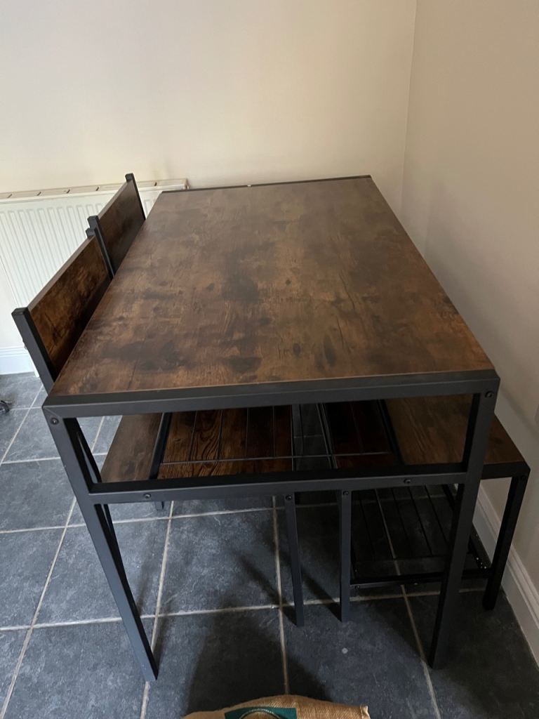 Solid small dining table brand new