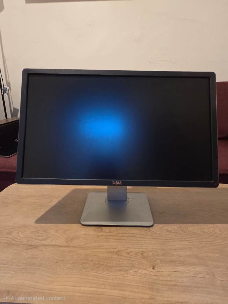 Dell P2414H 24-inch Professional Monitor in black with a premium silver stand.