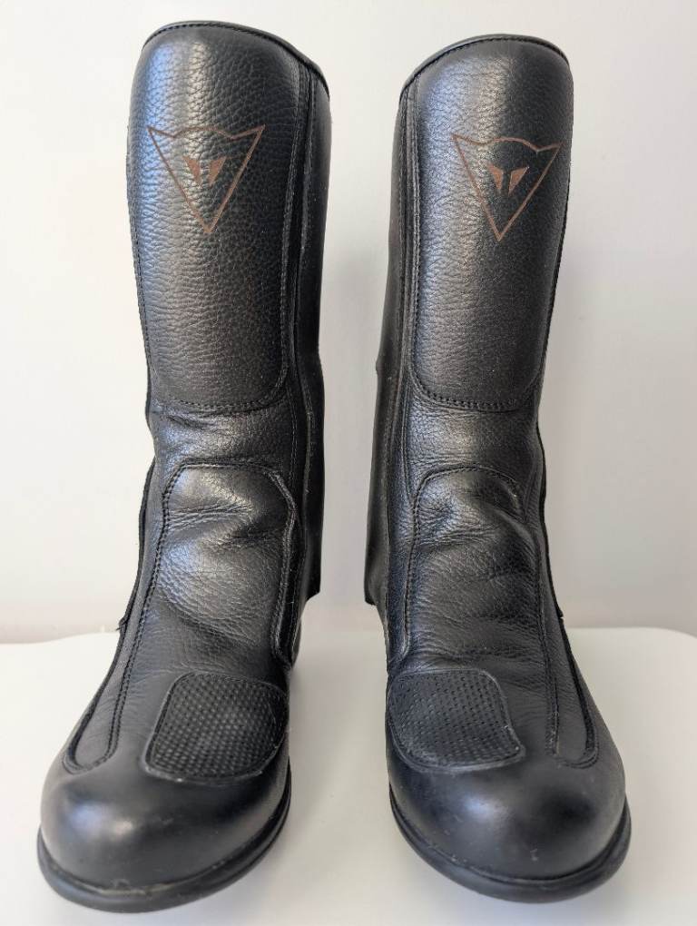 Dainese Svelta Lady GTX Leather Motorcycle Touring Boots - Black UK 6 / EU 39 - Very Good Condition
