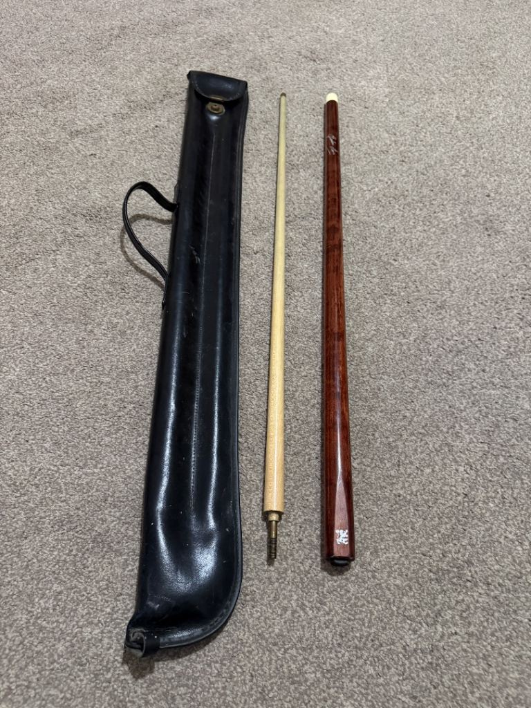 Vintage 2 Piece Graham Miles Snooker Adam Cue 