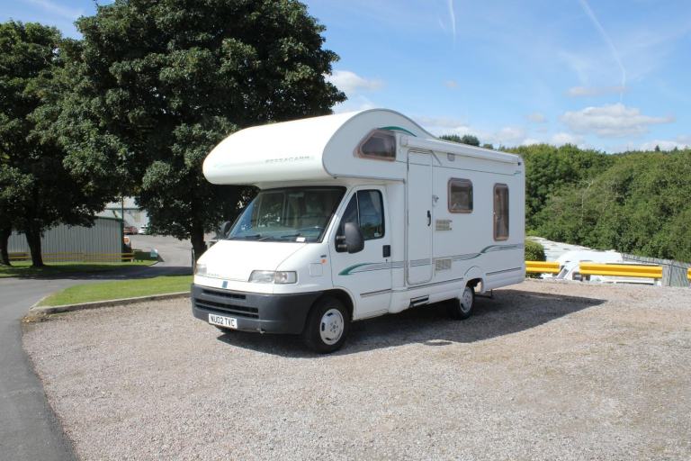 2002 "02" Reg Bessacarr E425 Compact 4 Berth Motorhome, "L" Shape Rear Lounge