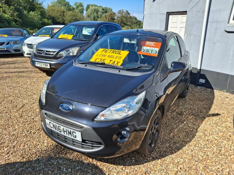 2016 Ford Ka 1.2 Zetec Black Edition Hatchback 3dr Petrol Manual Euro 6 (s/s)