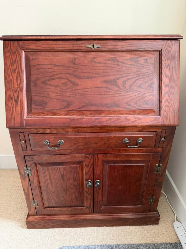 Traditional wooden writing desk