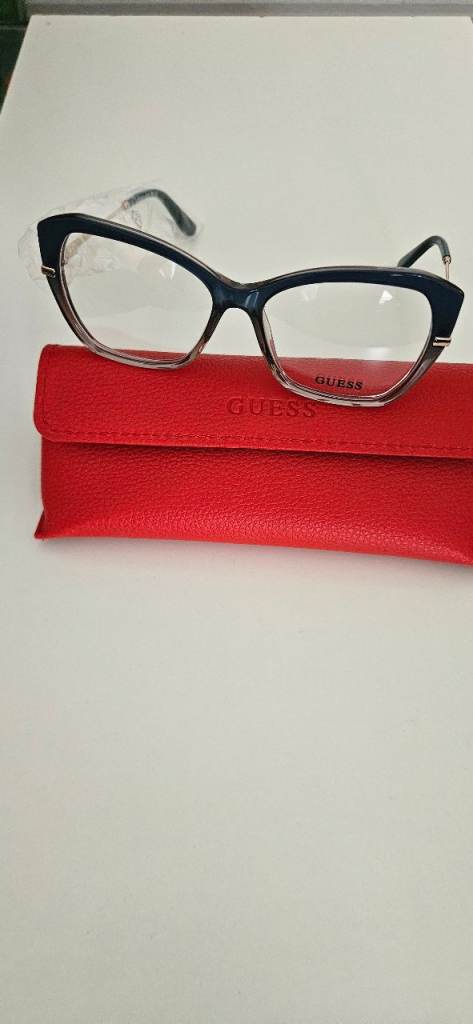 New Guess Glasses Frames – Blue and Brown
