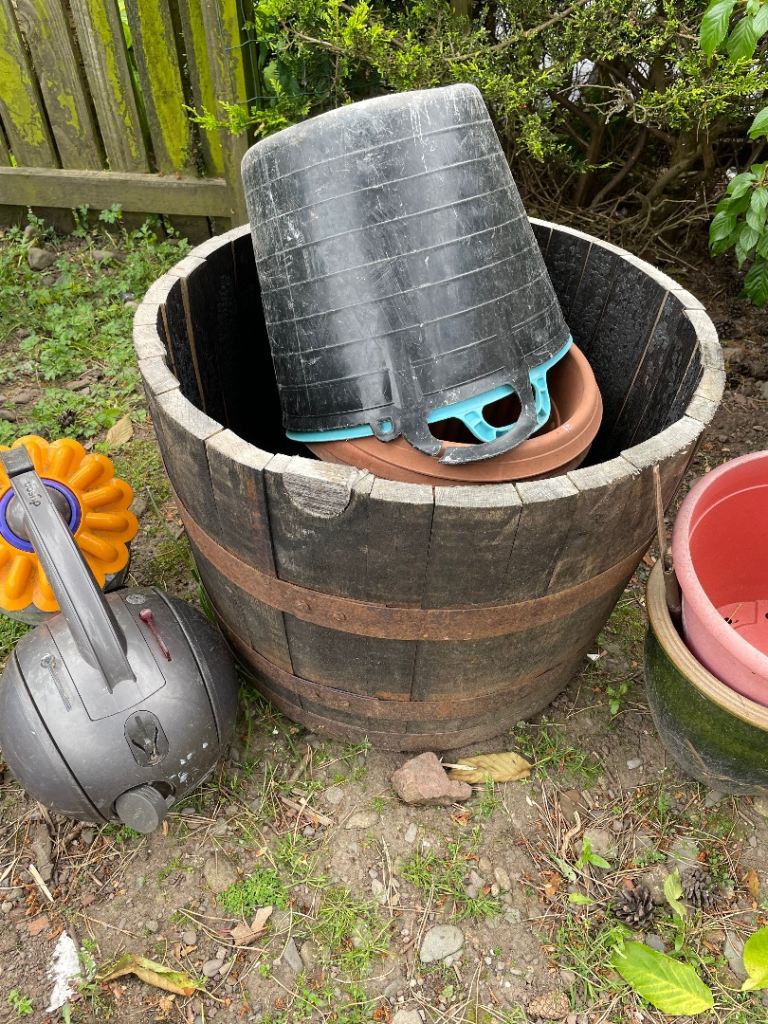 Wooden planter