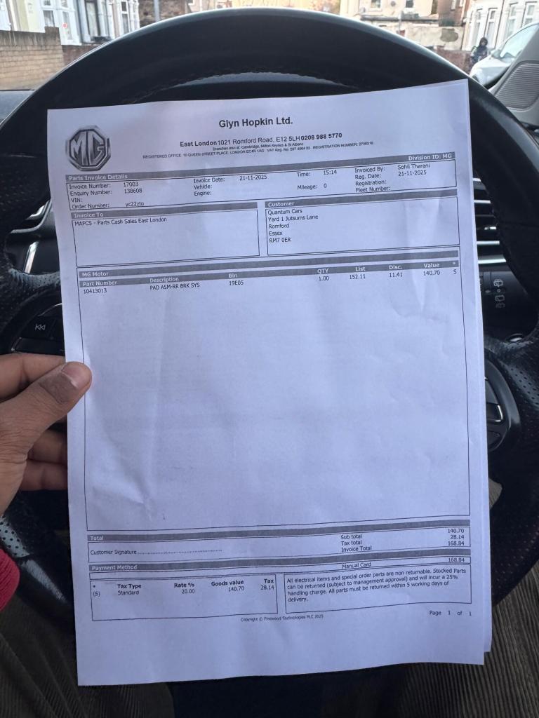 2022 MG MG5 61.1kWh Exclusive Long Range Auto 5dr ESTATE Electric Automatic