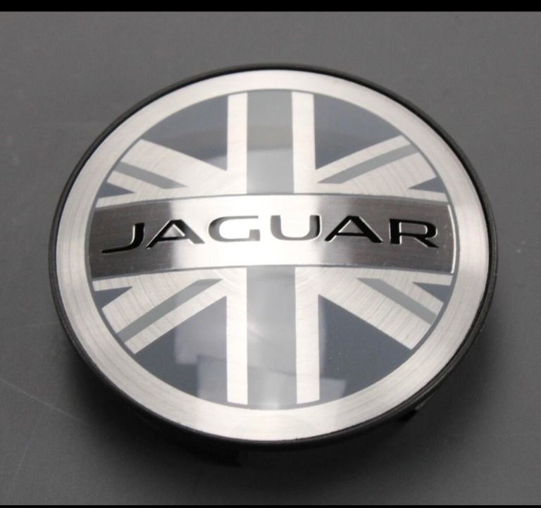 Genuine Jaguar XE XF F-Type E-Pace union jack wheel centre cap (x1) T2R5513