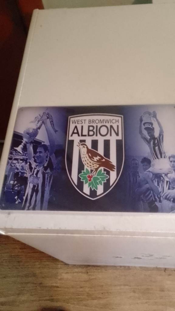 West Bromwich Albion wall placque sign