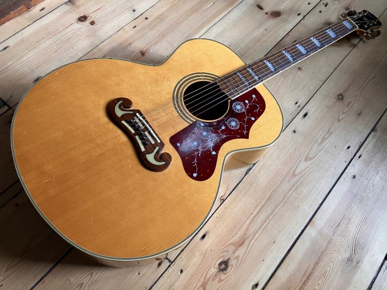 Epiphone Acoustic Guitar – Natural Wood Finish, Good Condition