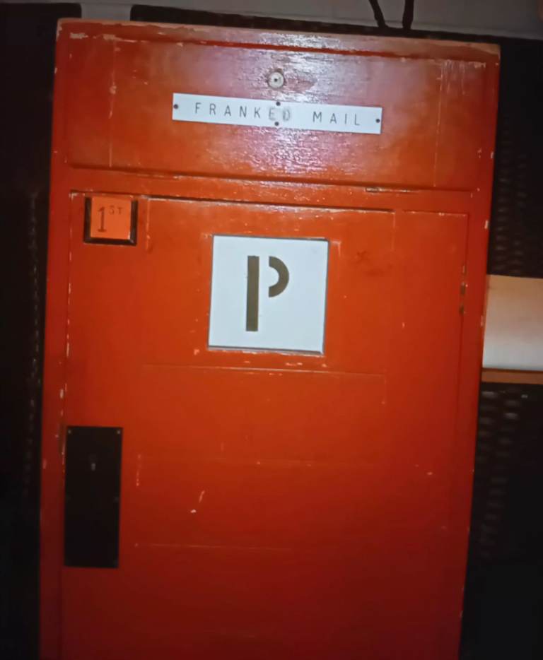 Mail box vintage franked mail 