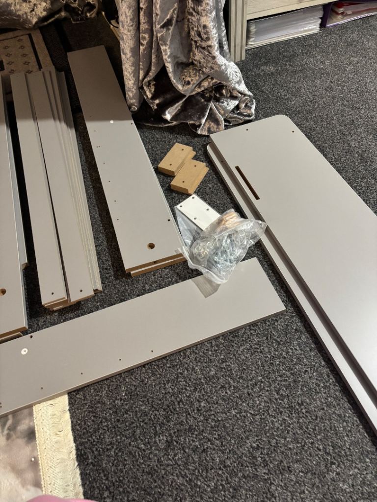 Large radiator cover grey 