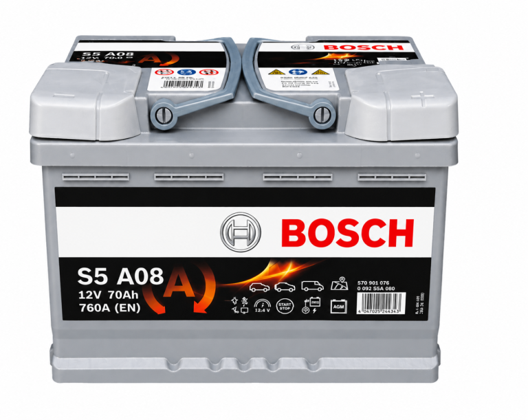 Bosch S5 A08 AGM Car Battery – 12V 70Ah 760A