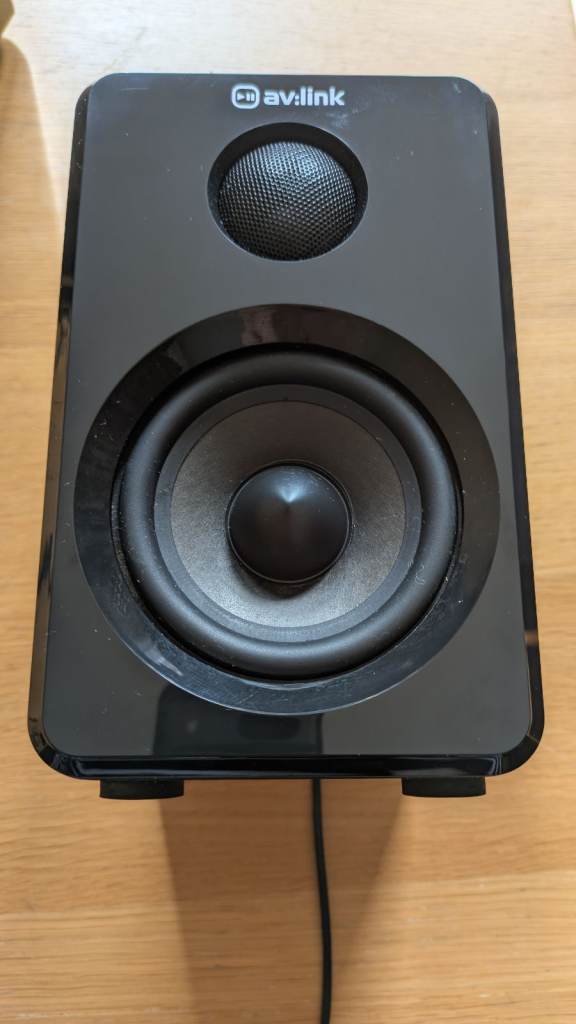 Av link Abs35 bookshelf speakers black