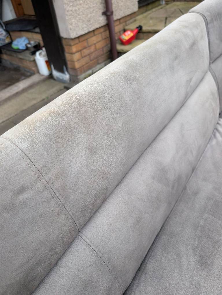 Grey Corner Sofa Bench with 2 Dining Chairs, £150.00 for Sale in ...