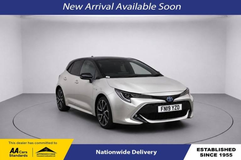 2019 Toyota Corolla 2.0 VVT-i Hybrid Excel 5dr CVT HATCHBACK PETROL/ELECTRIC Automatic