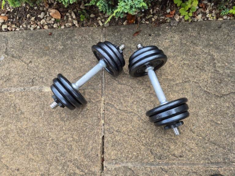 10kg Adjustable Dumbbells Weight Set 20kg total weight