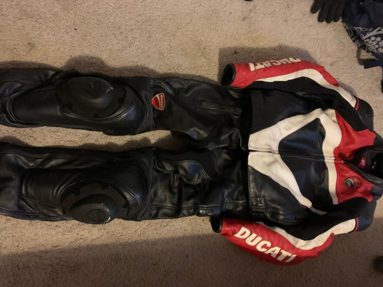 Ducati two piece leathers 