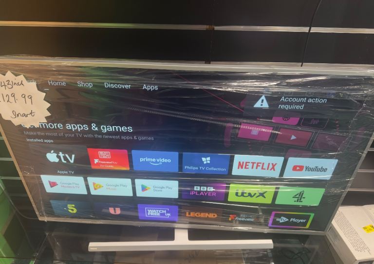 Philips 43” Android Smart TV – (Model 43PUS7334/12)