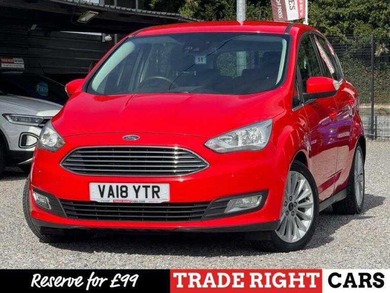 2018 Ford C-Max 1.0 Turbo Titanium 5dr - LOW MILEAGE MPV Petrol Manual